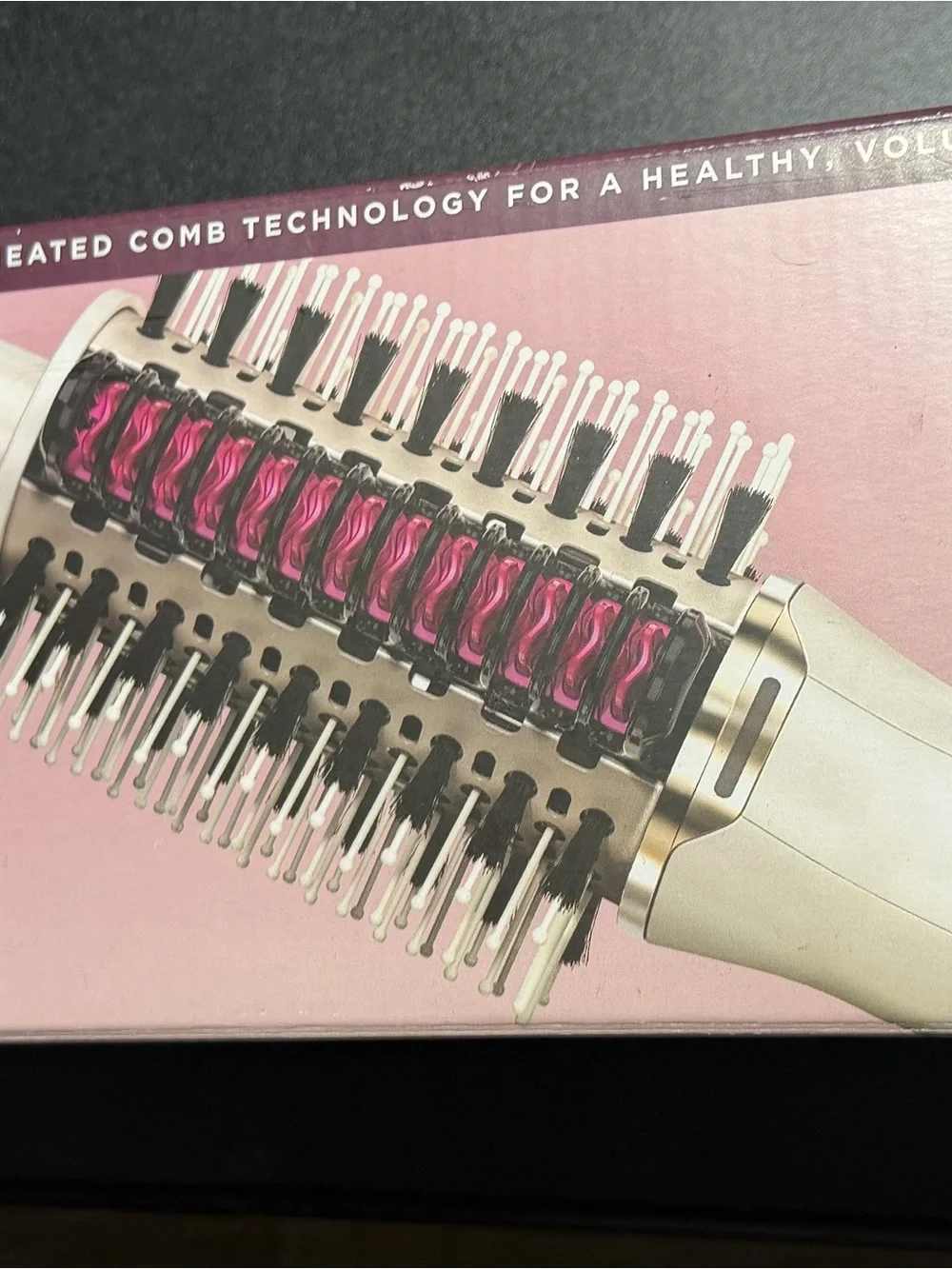 All Hair Heated Comb Styler - Plum